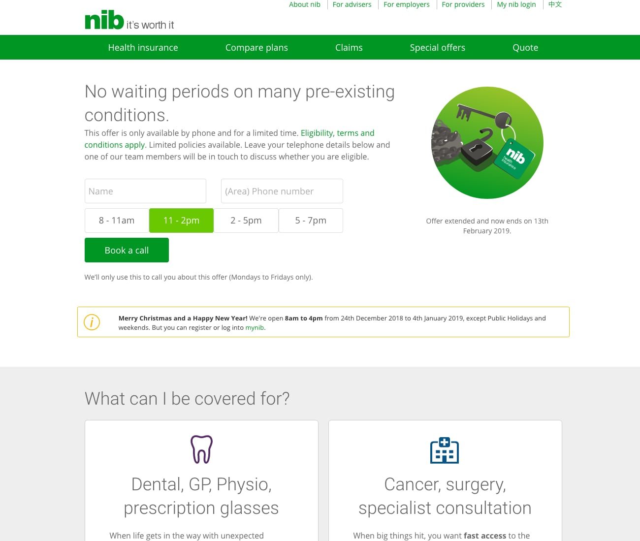 nib health insurance