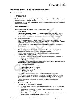 FidelityLife-platinum-plus-life-assurance-cover-wordings