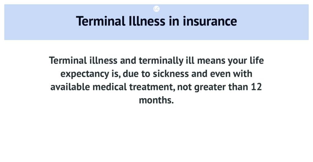 terminal illness in insurance